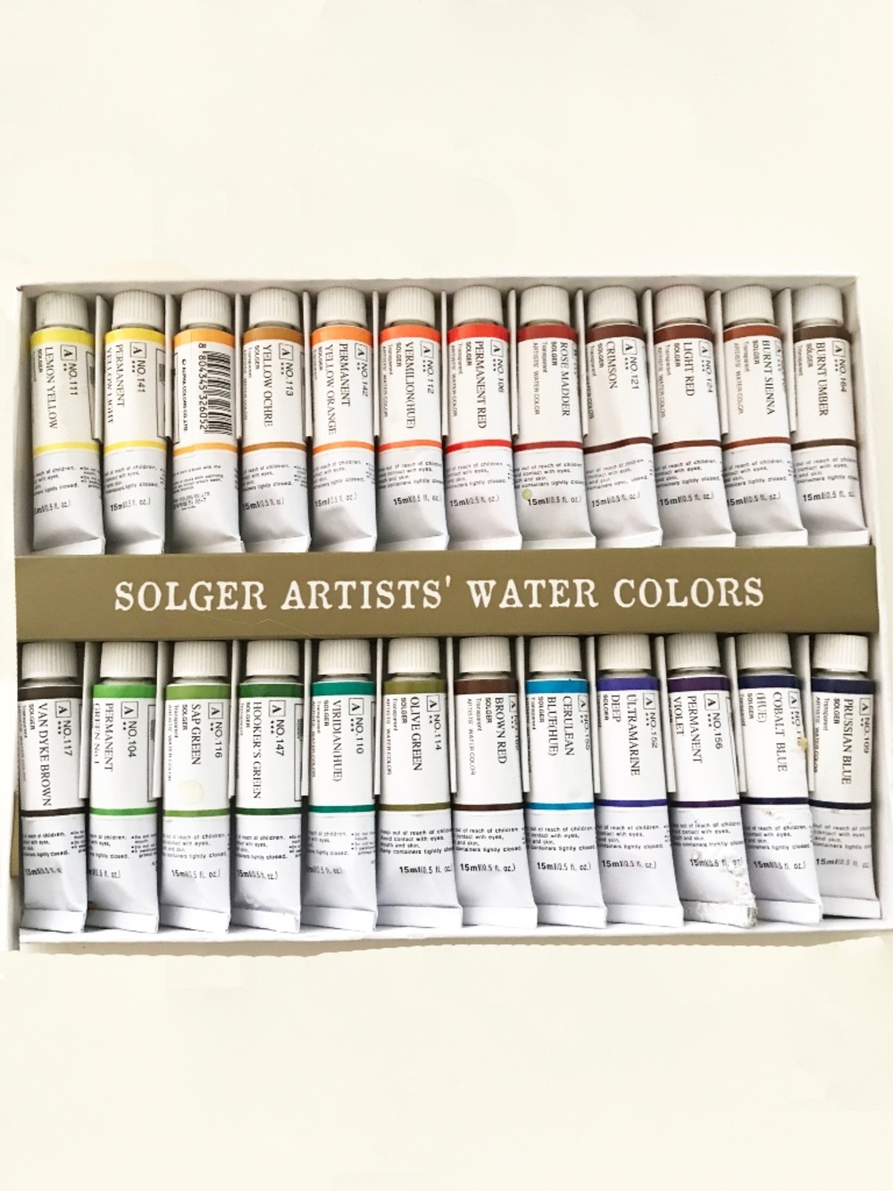 NWOT Alpha Artists' Water Colours